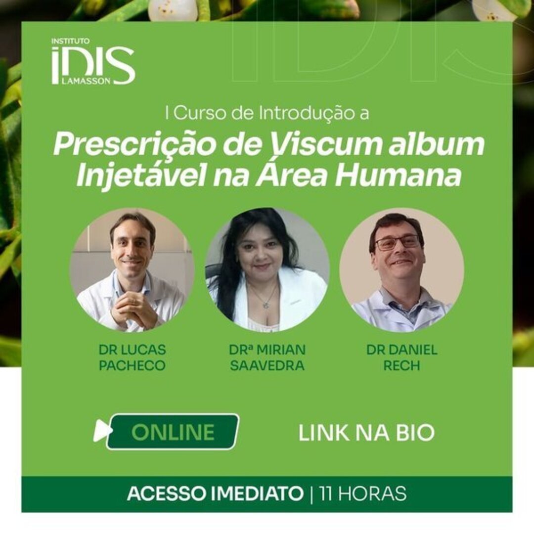 Prescrição de Viscum album injetável na Área Humana.
